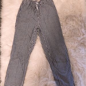 brandy melville checkered pants